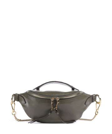 Lancel Origami Mini Torba przez ramię dark khaki