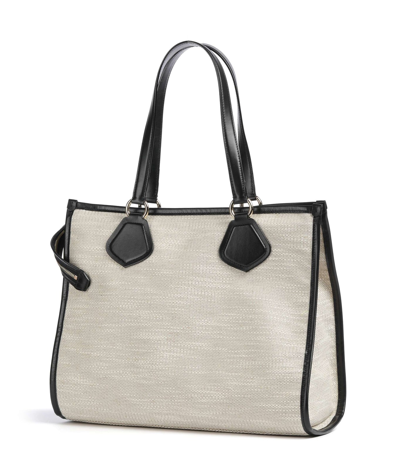 Lancel L Tote bag natural/black