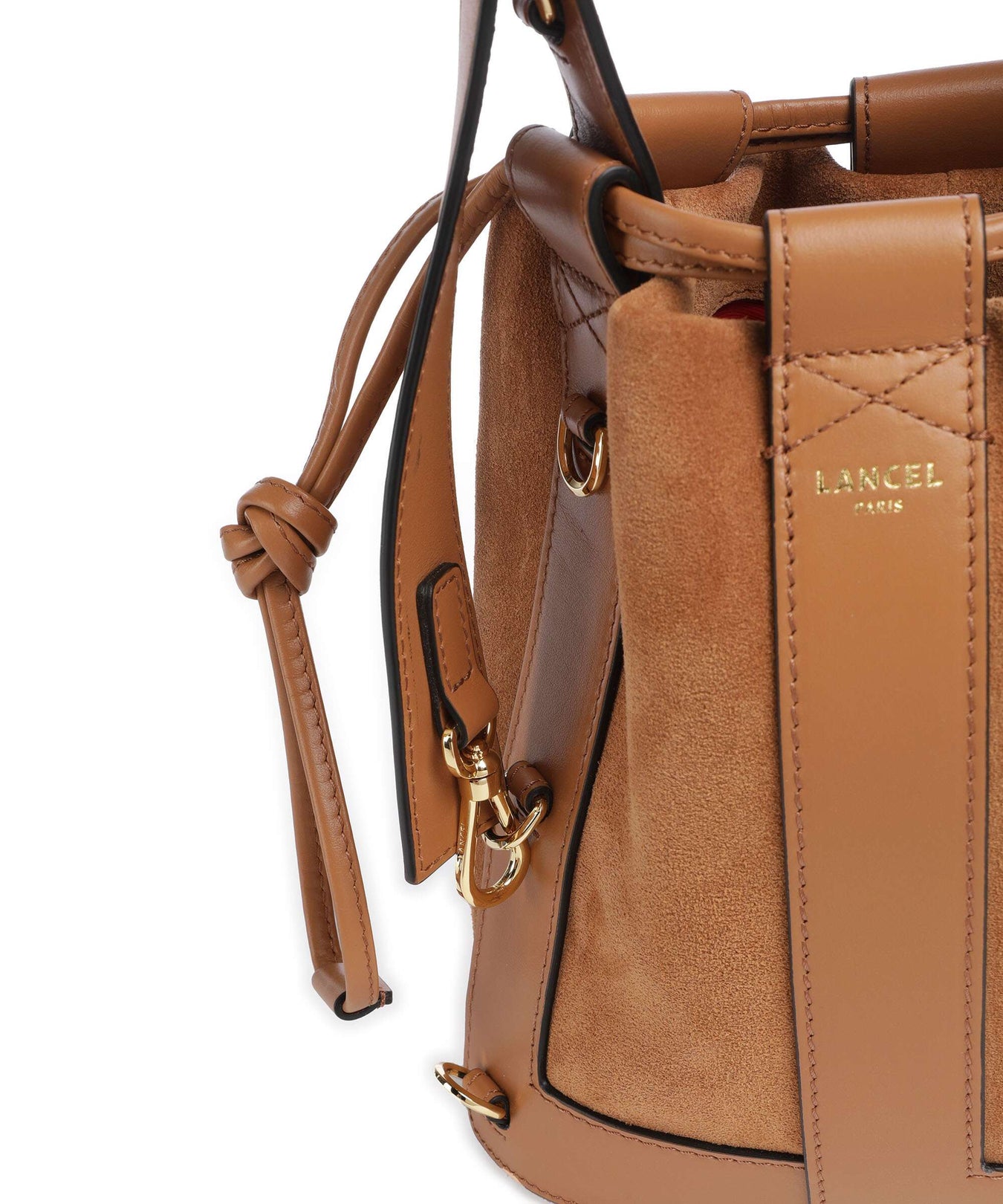 Lancel Elles S Bucket bag camel