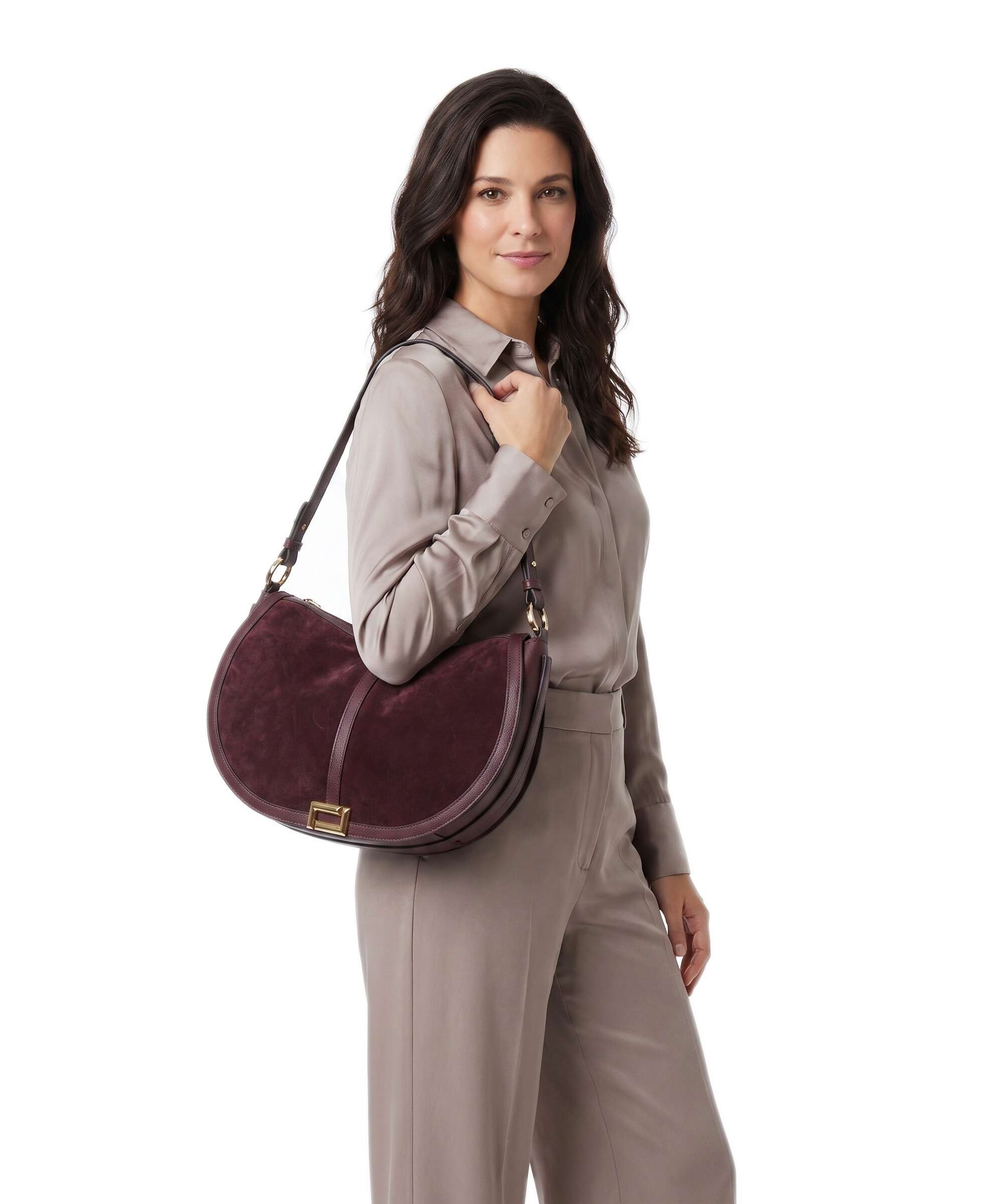 Lancel Céleste L Shoulder bag cassis