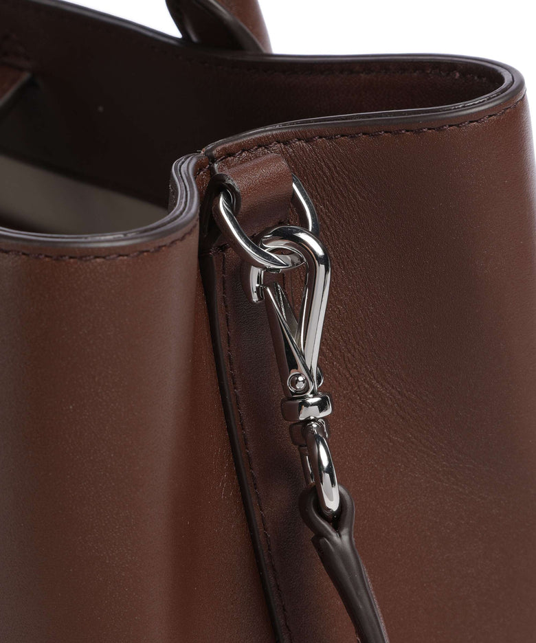 Lauren Ralph Lauren Marcy 26 Handbag dark mahogany