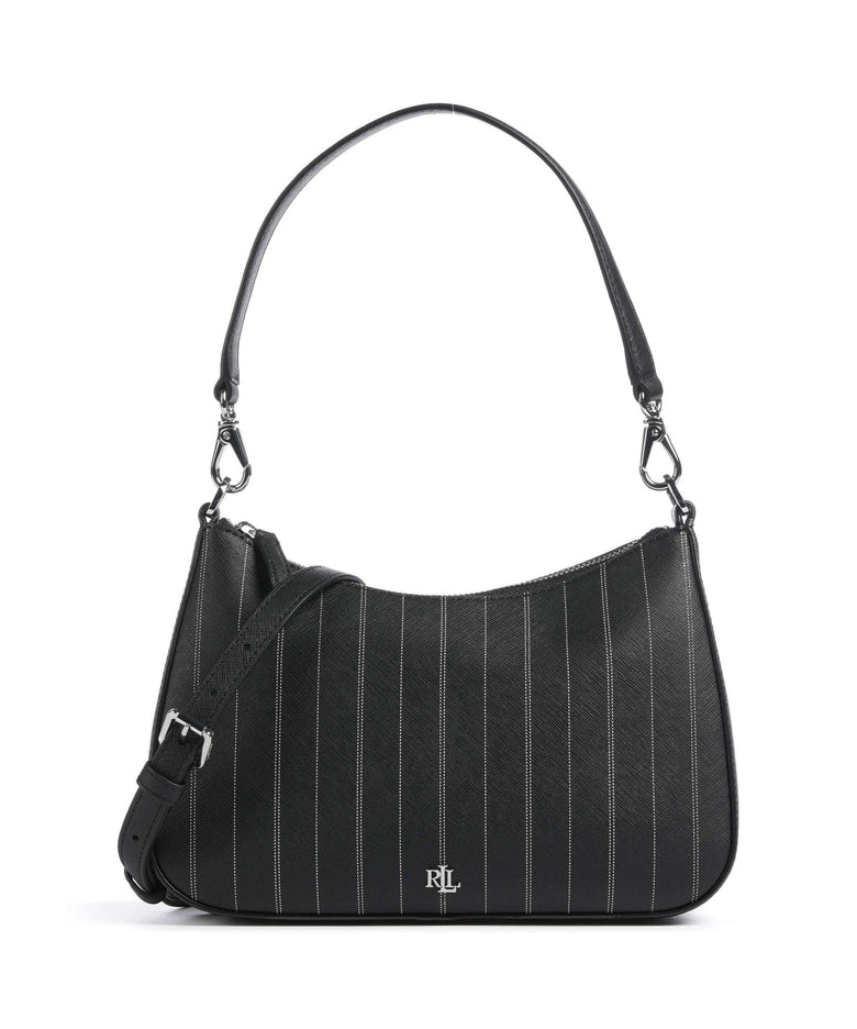 Lauren Ralph Lauren Danni 26 Shoulder bag pinstripe black/explorer sand