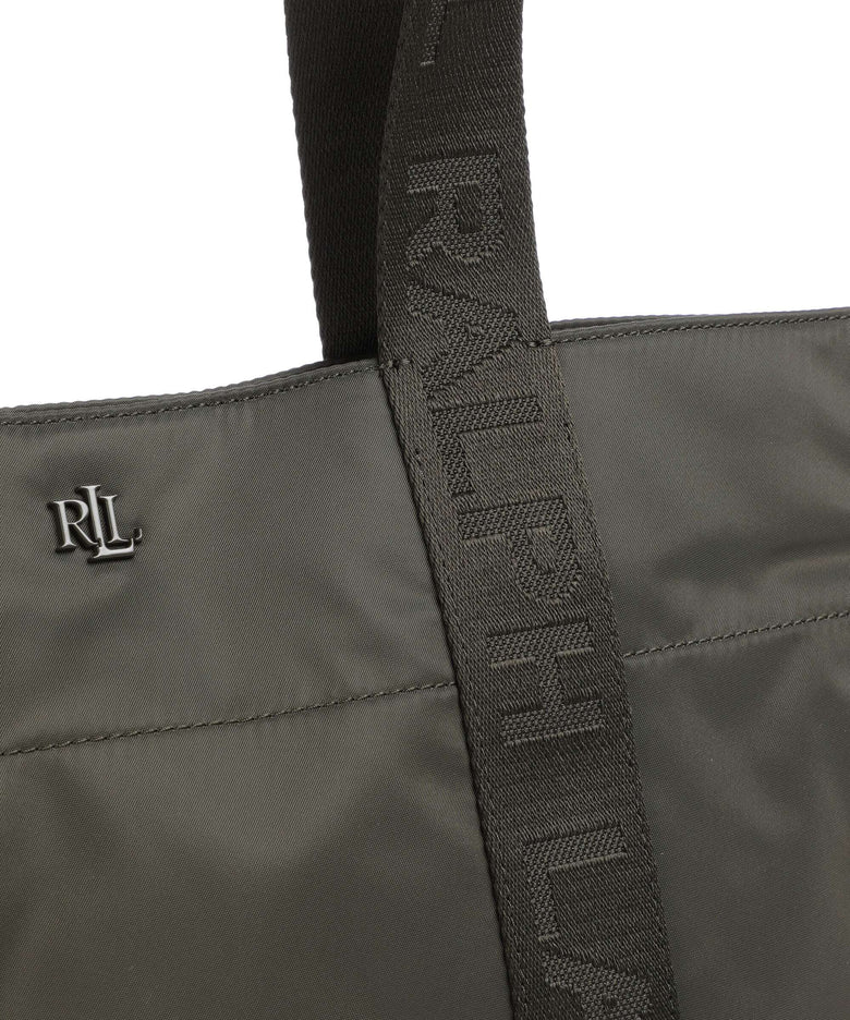 Lauren Ralph Lauren Stevie Large Tote bag dark olive