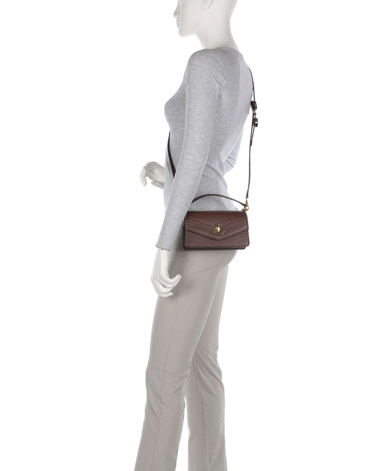 Lauren Ralph Lauren Tayler 19 Crossbody bag dark mahogany