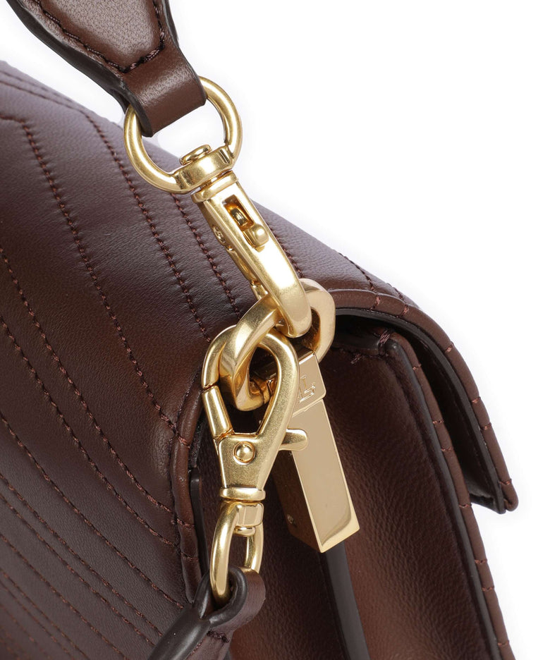 Lauren Ralph Lauren Tayler 19 Crossbody bag dark mahogany