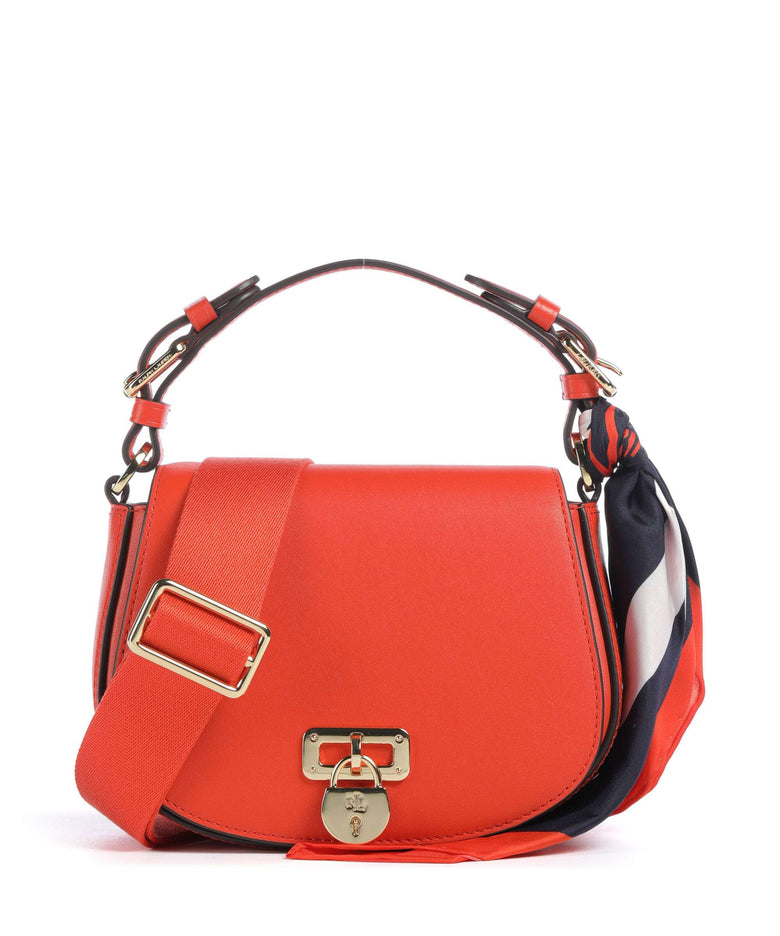 Lauren Ralph Lauren Tanner Medium Crossbody bag orange lily