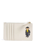 Polo Ralph Lauren Bear Holiday Credit card holder ivory