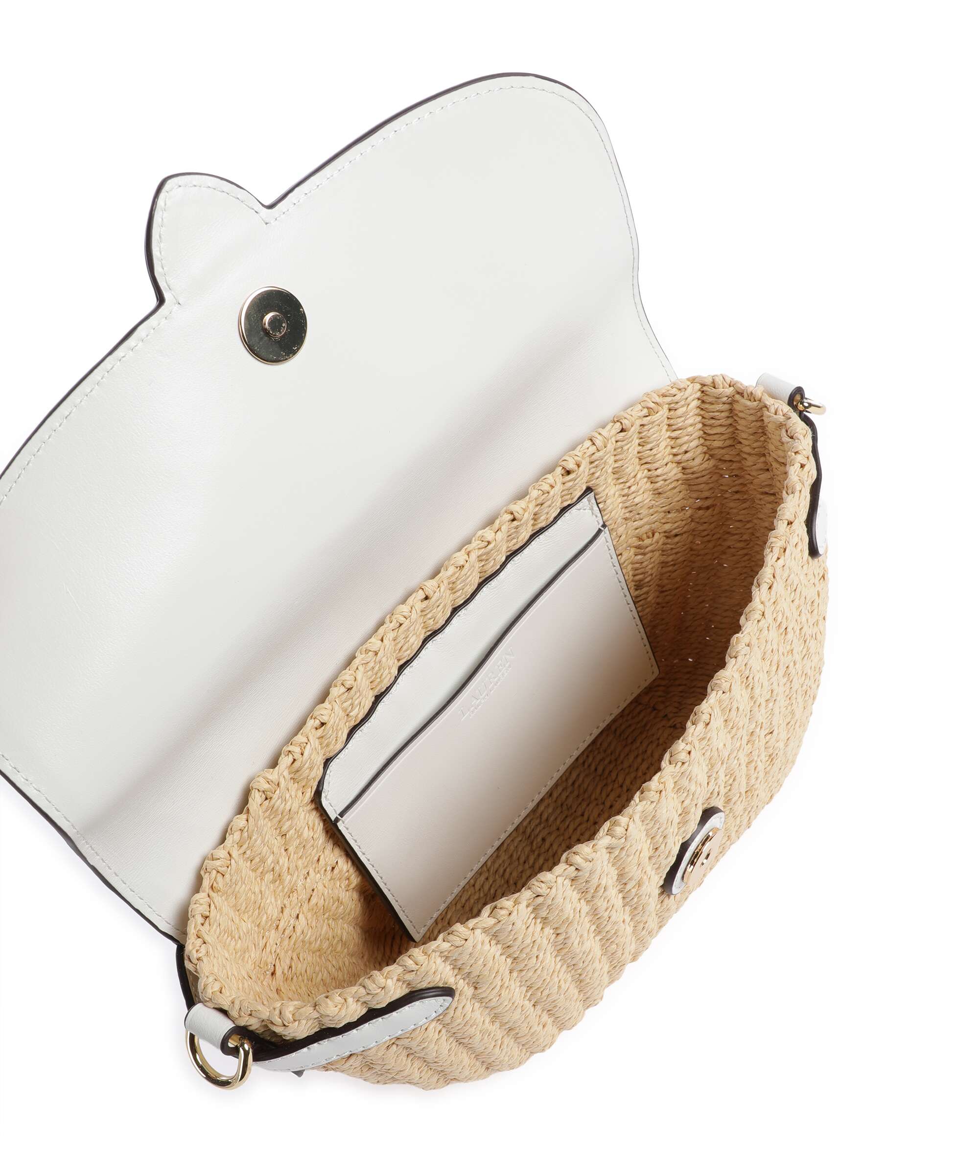 Lauren Ralph Lauren Lynden Small Shoulder bag natural/white
