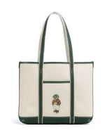 Polo Ralph Lauren Bear Fall Torba na zakupy ecru/northwest pine