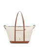 Polo Ralph Lauren Canvas Large Tote bag ecru/cuoio