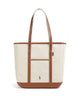 Polo Ralph Lauren Canvas Medium Torba na zakupy ecru/cuoio