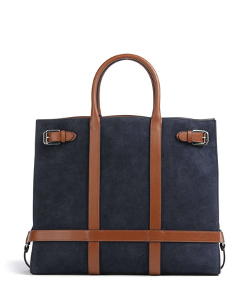 Lauren Ralph Lauren Devyn 42 Torba na zakupy lauren navy/lauren tan