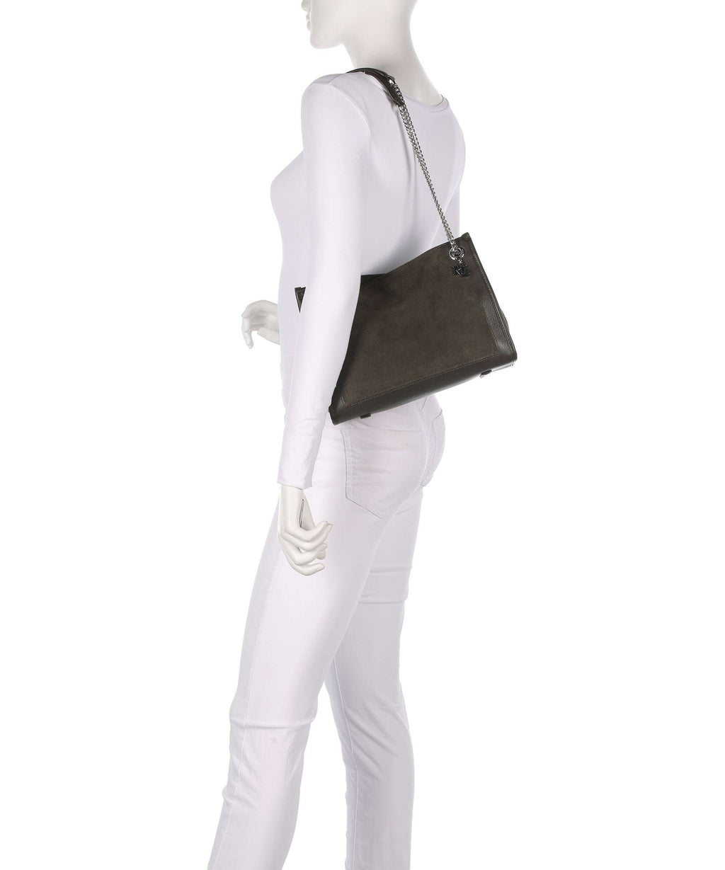 Lauren Ralph Lauren Bradley Medium Tote bag dark olive