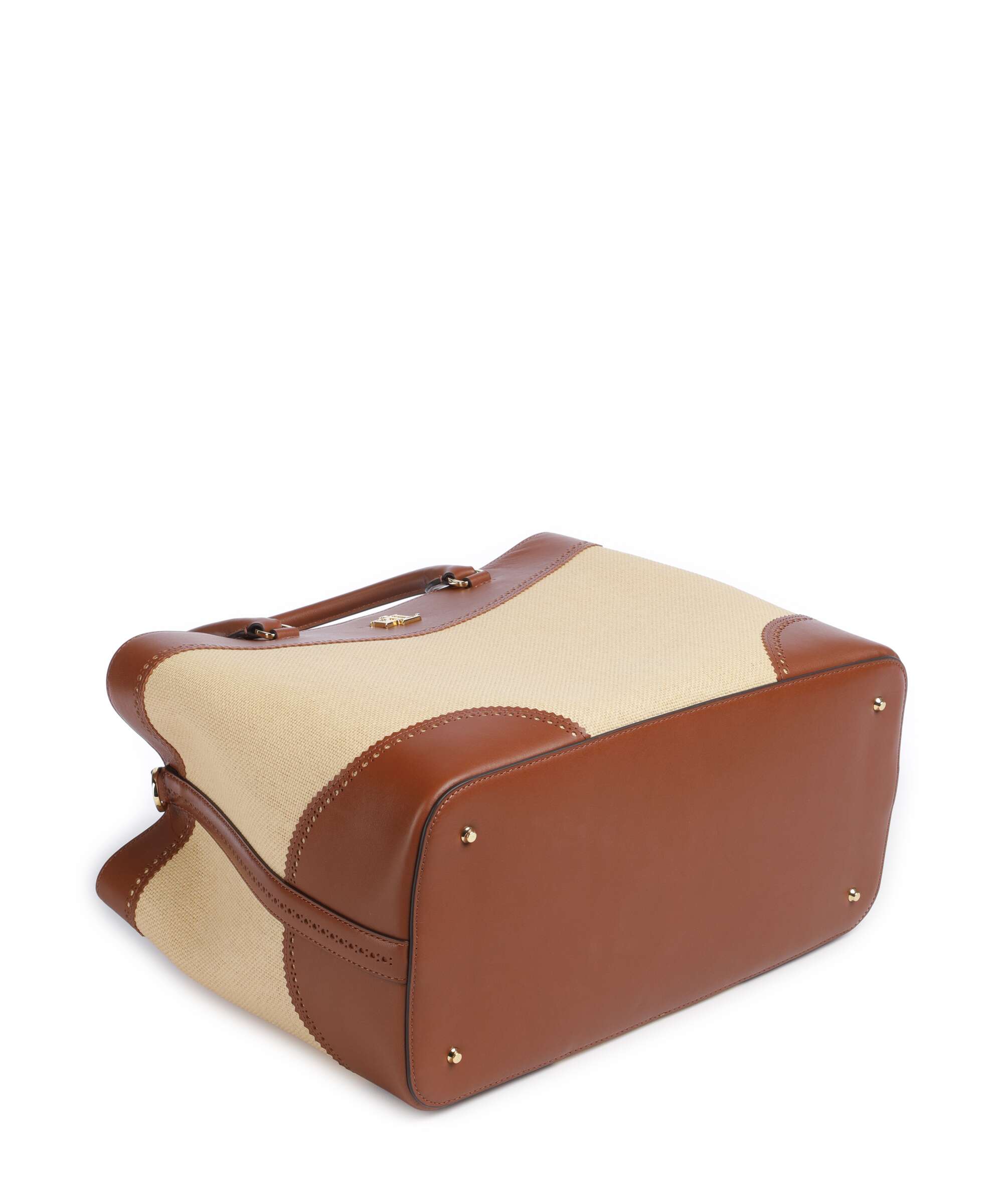 Lauren Ralph Lauren Marcy 36 Handbag dark natural/lauren tan