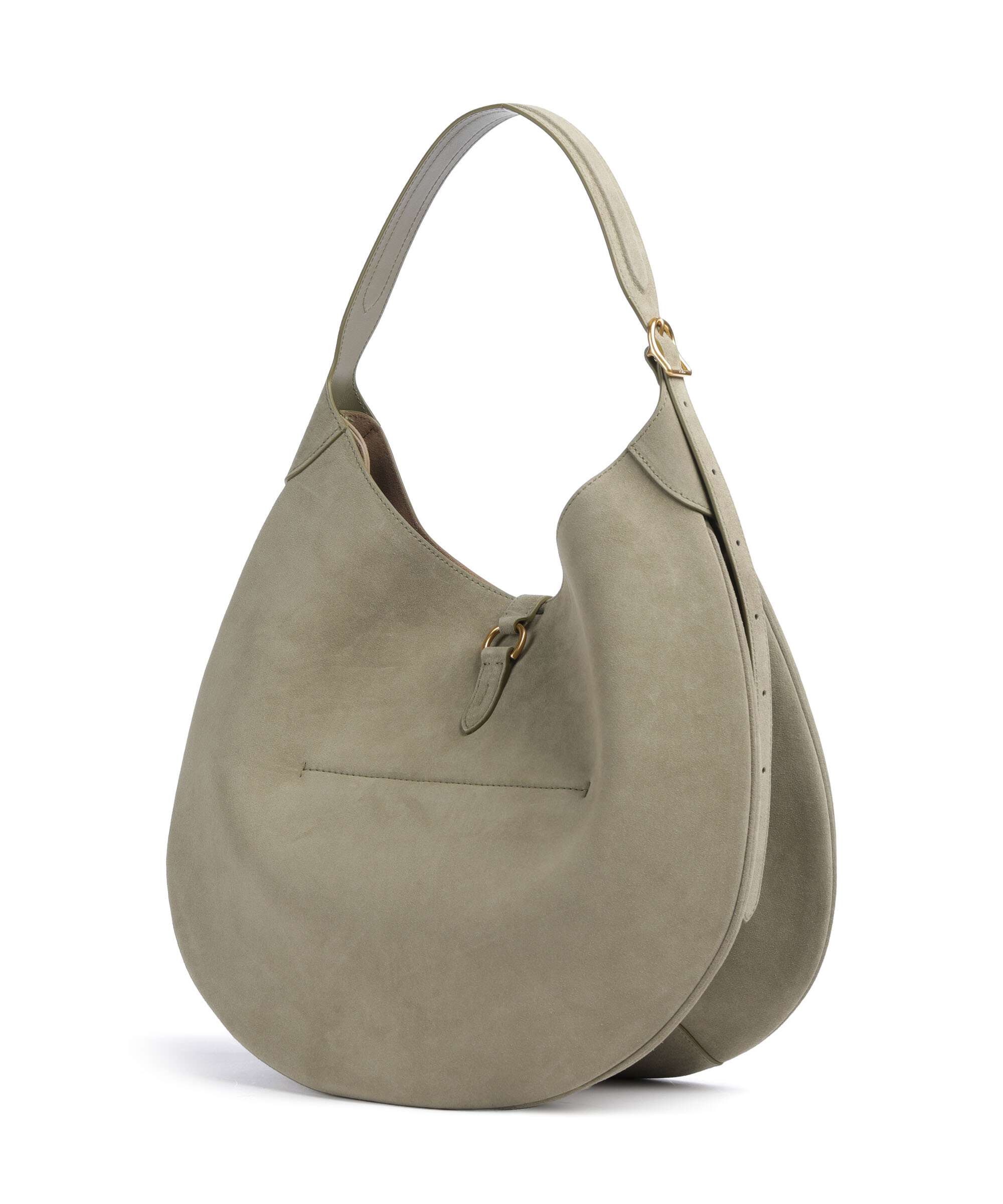Polo Ralph Lauren ID Collection Medium Hobo bag light olive