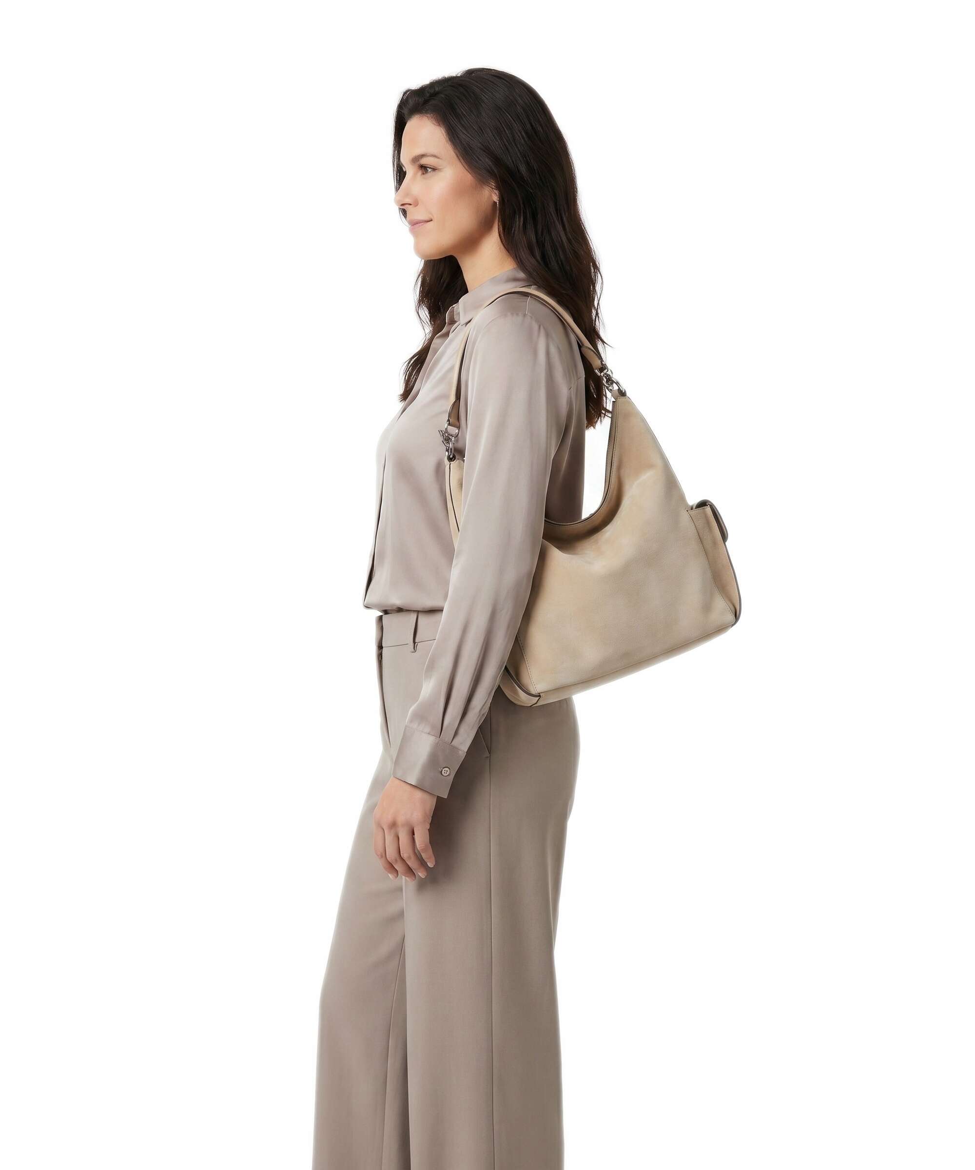 Lauren Ralph Lauren Blaike Large Hobo bag tan
