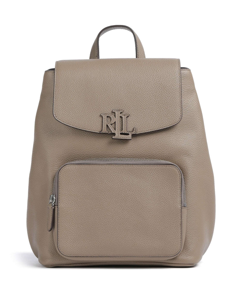 Lauren Ralph Lauren Cameryn Medium Backpack taupe brown