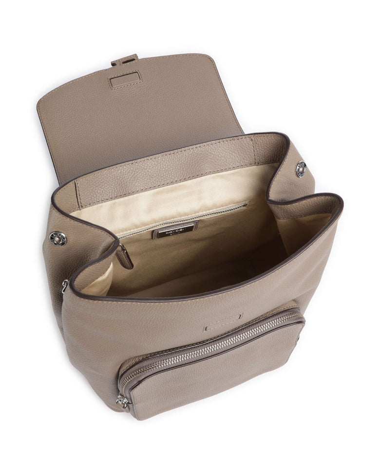 Lauren Ralph Lauren Cameryn Medium Backpack taupe brown