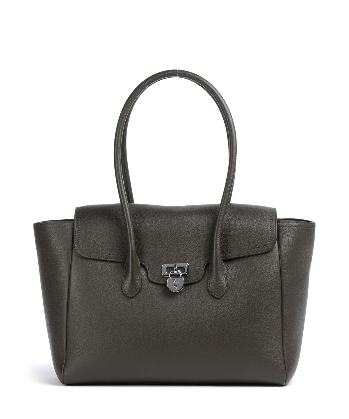 Lauren Ralph Lauren Tanner Large Tote bag dark olive