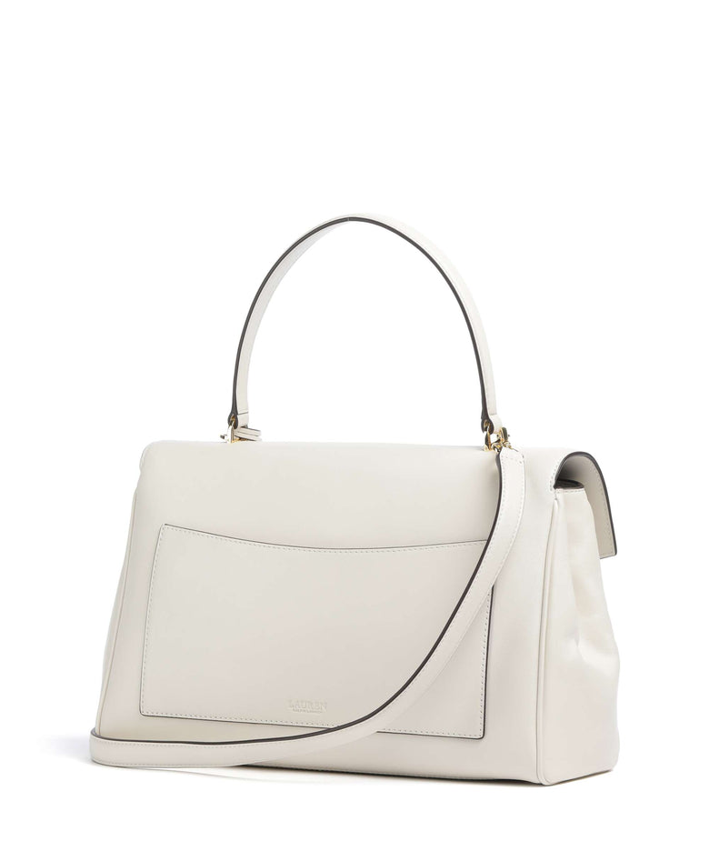 Lauren Ralph Lauren Farrah Medium Handbag soft white