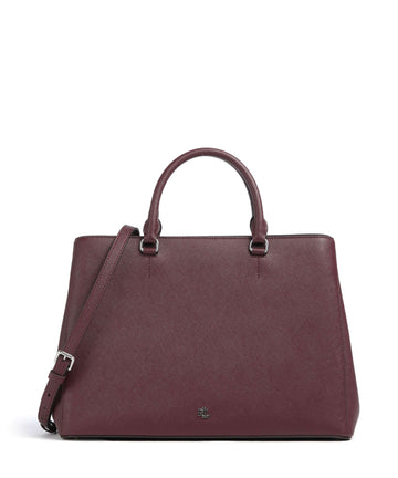 Lauren Ralph Lauren Hanna 37 Torebka dark garnet