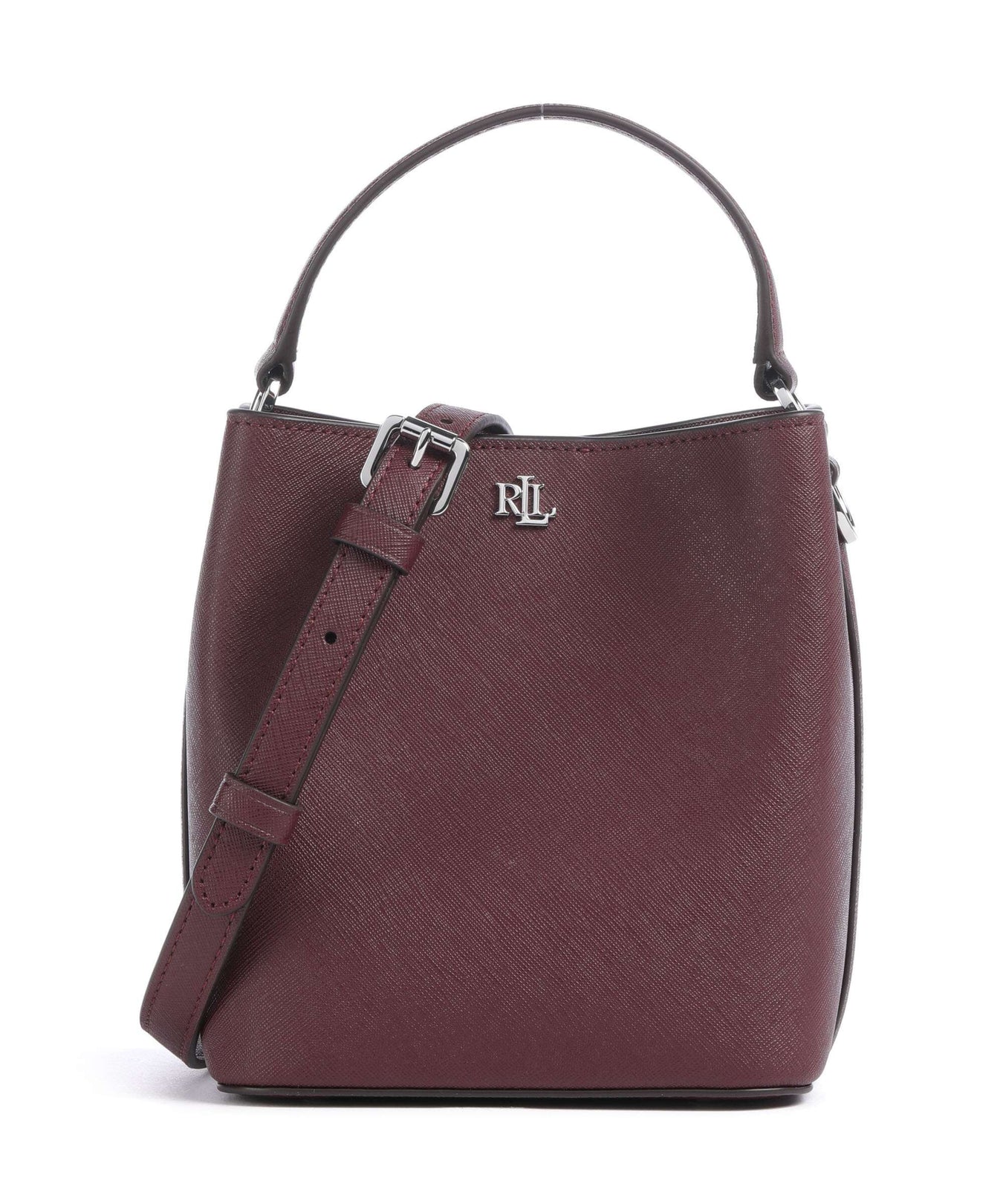 Lauren Ralph Lauren Reese Small Bucket bag dark garnet
