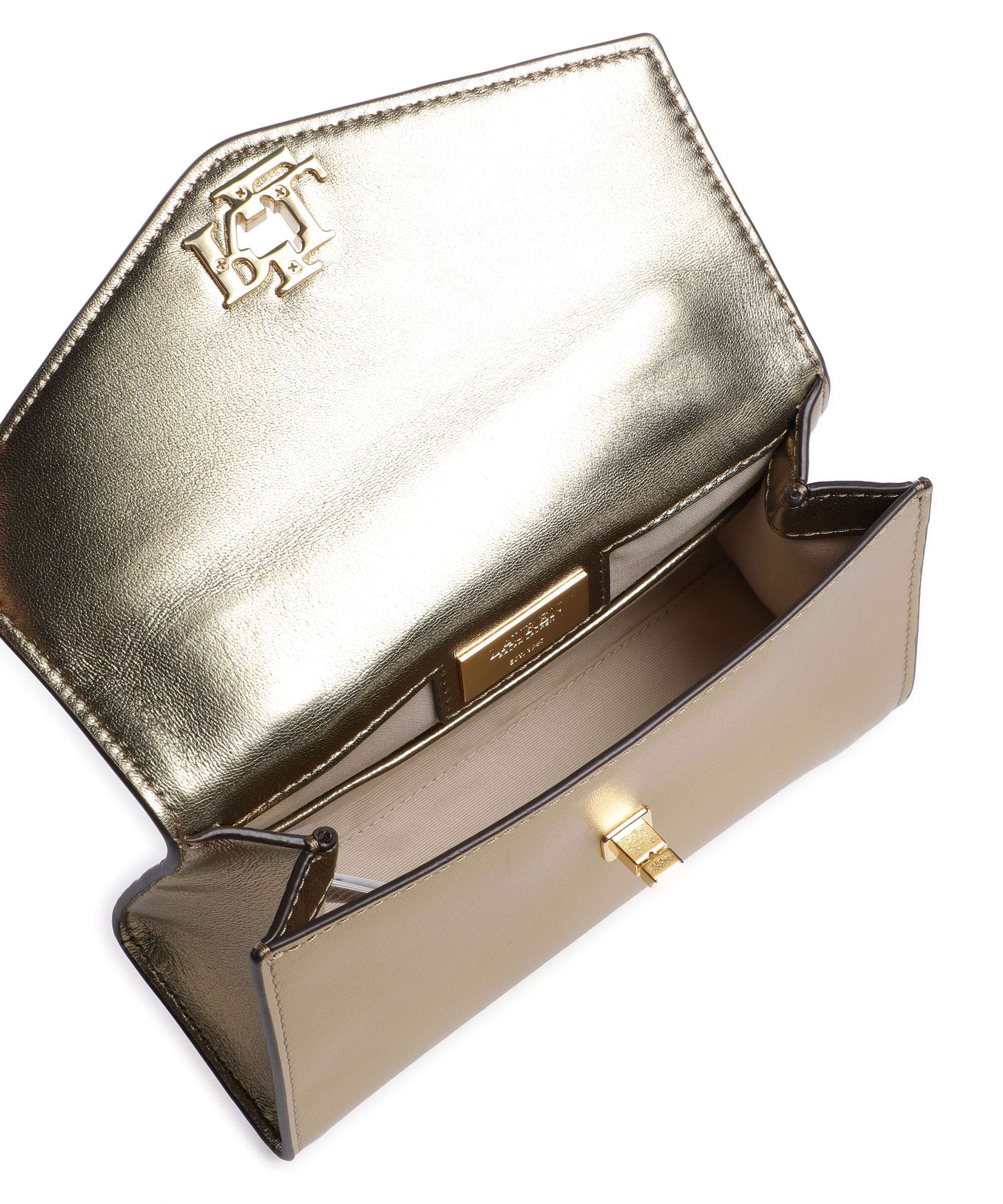 Lauren Ralph Lauren Farrah Small Handbag antique gold