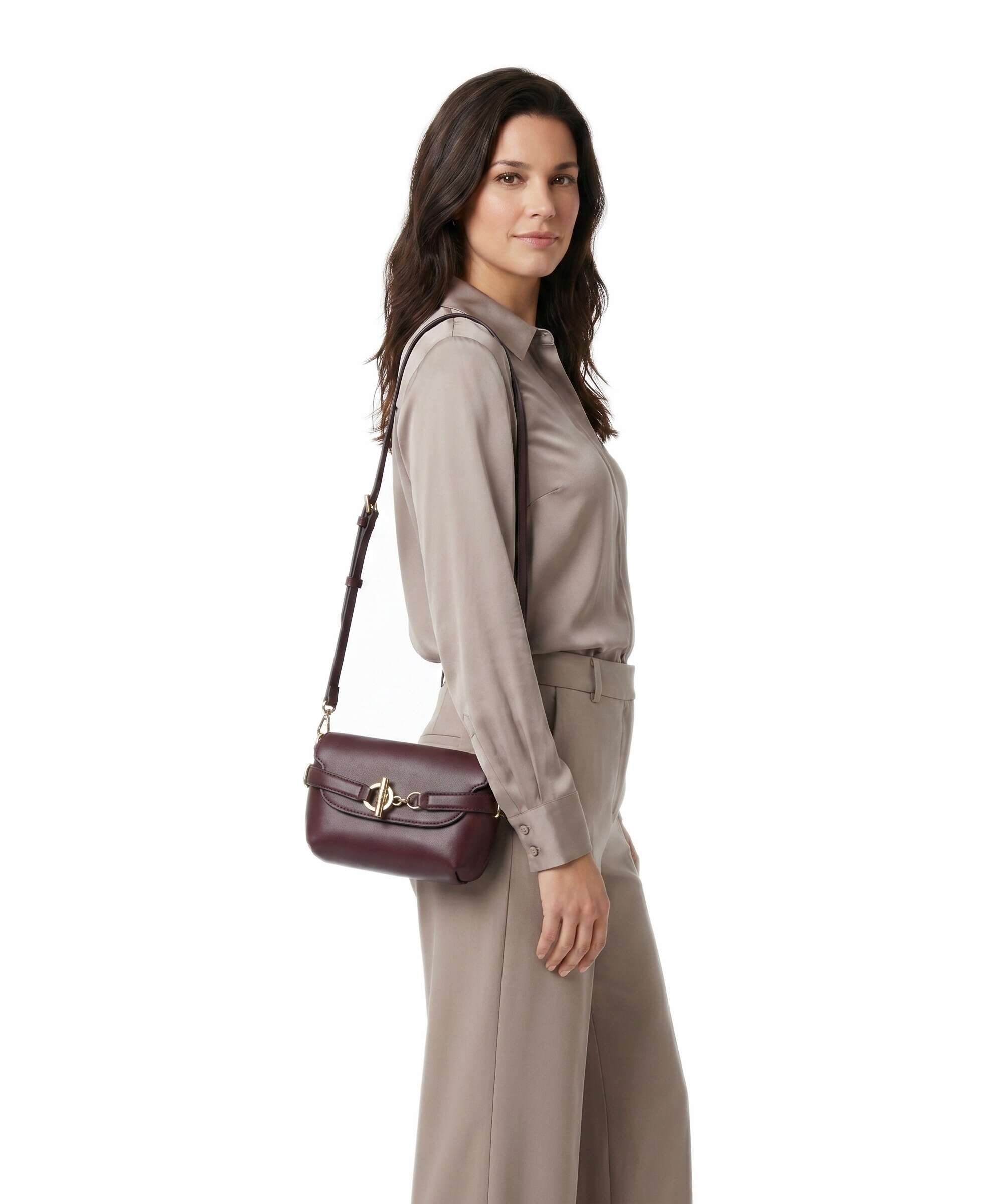 Lauren Ralph Lauren Blaike Small Crossbody bag dark garnet