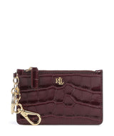 Lauren Ralph Lauren Small Etui na karty kredytowe dark garnet