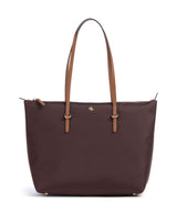 Lauren Ralph Lauren Keaton 26 Torba na zakupy dark garnet/lauren tan
