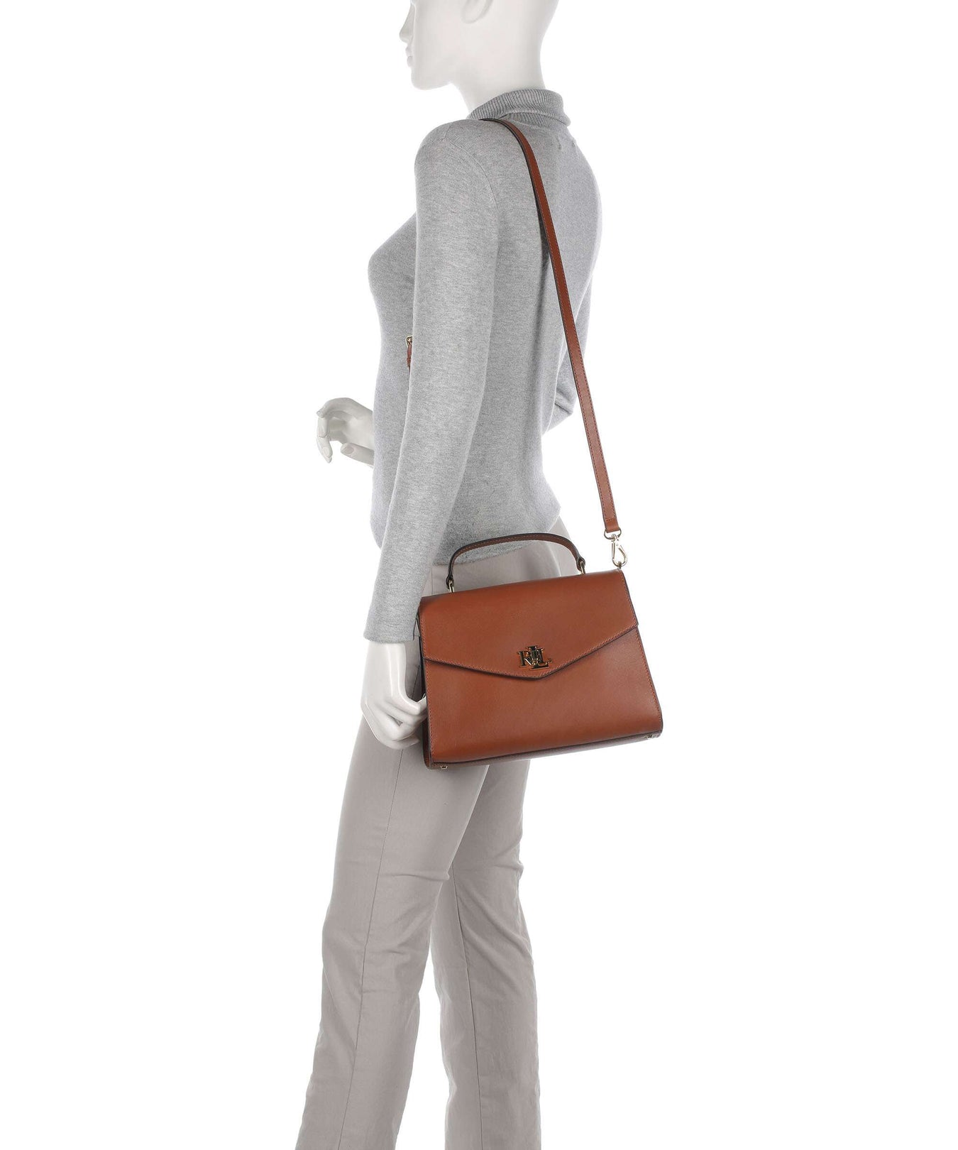 Lauren Ralph Lauren Farrah 27 Handbag tan