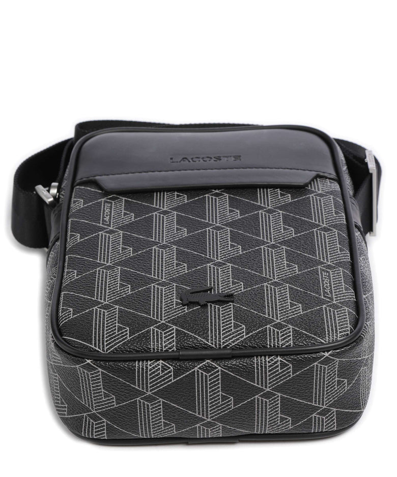 Lacoste The Blend Crossbody bag monogram noir/gris