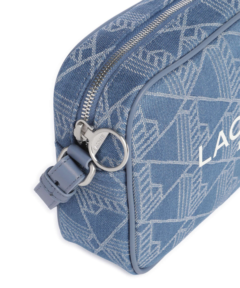 Lacoste Heritage Jacquard Crossbody bag denim
