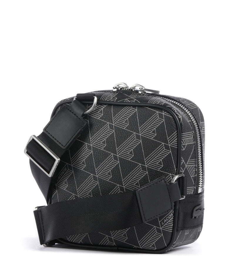 Lacoste The Blend Crossbody bag monogram noir/gris