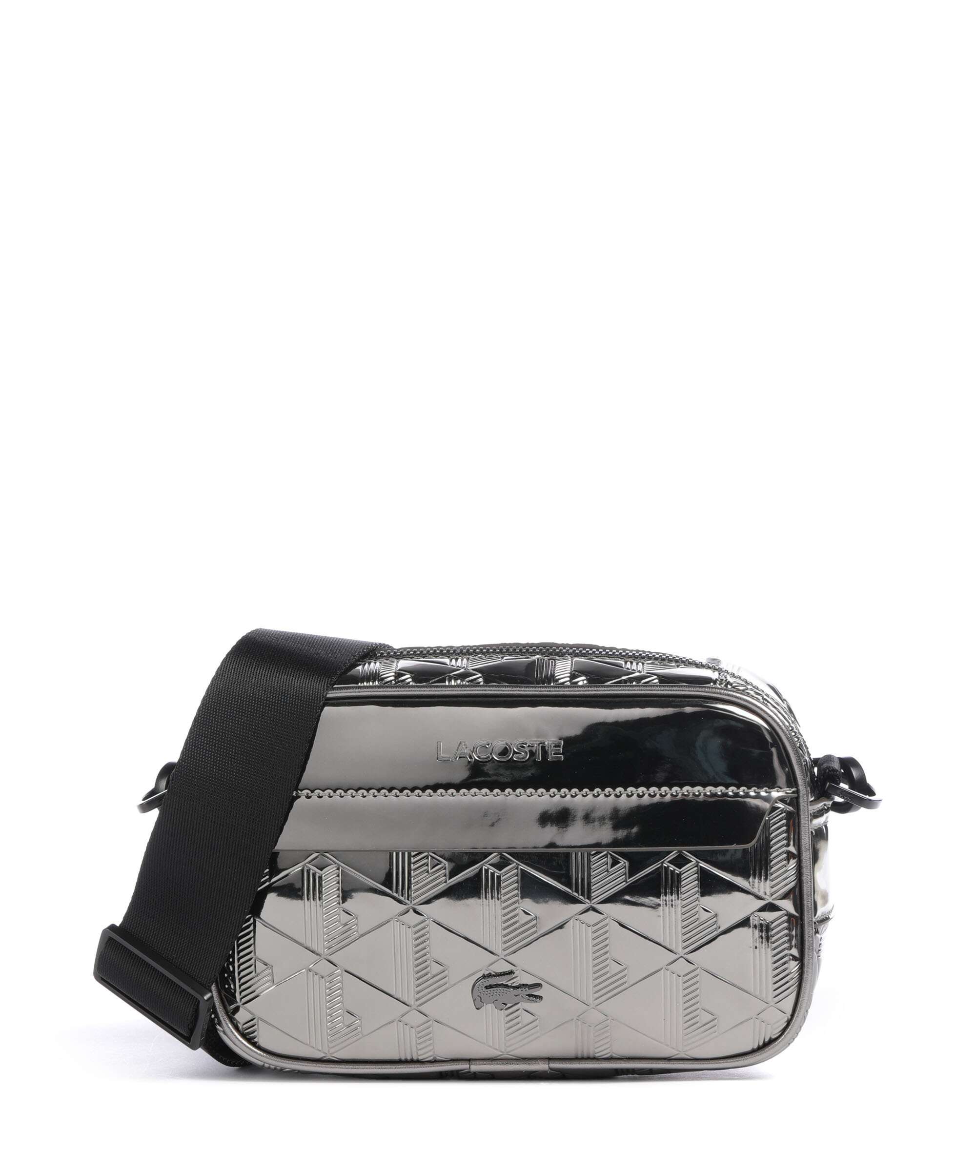 Lacoste TheBlend Crossbody bag silver/black