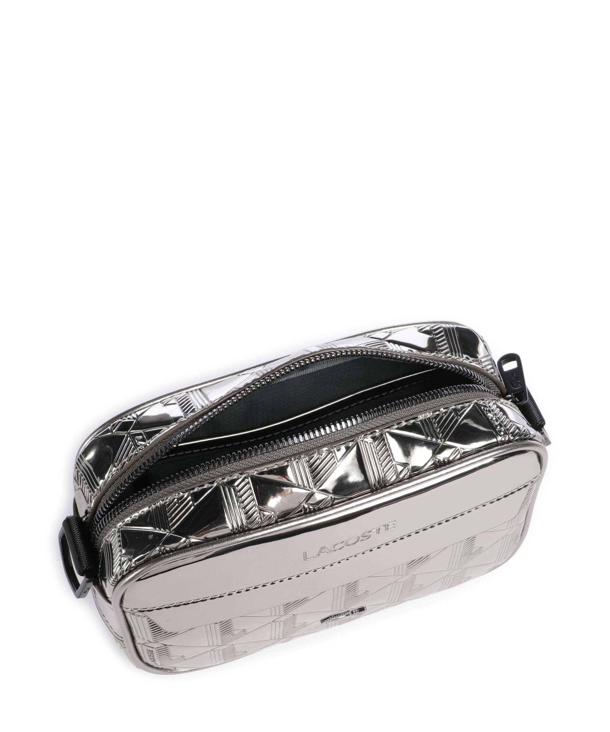 Lacoste TheBlend Crossbody bag silver/black
