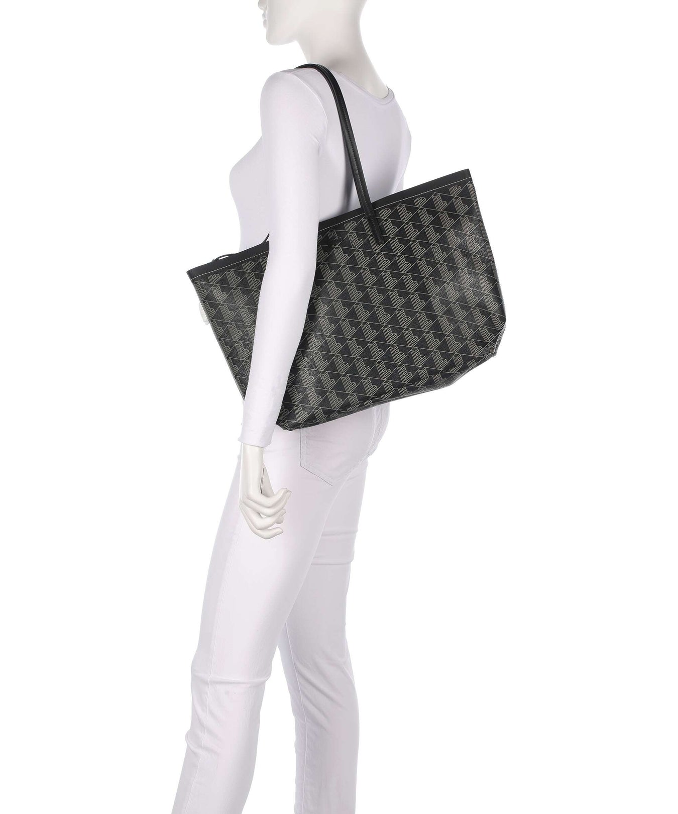 Lacoste Zely Tote bag mono noir/beige