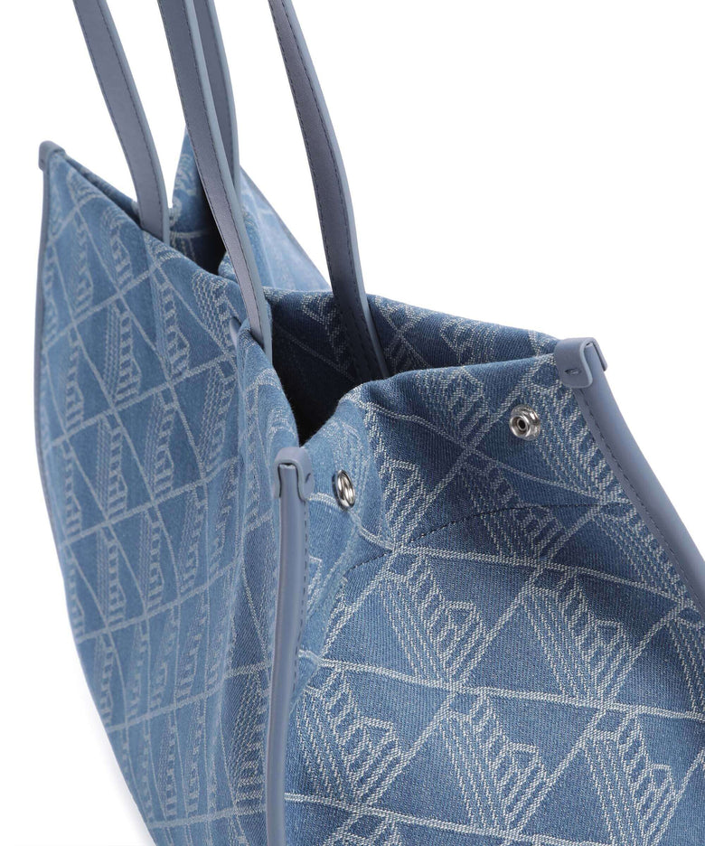 Lacoste Heritage Jacquard Tote bag denim