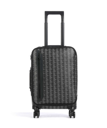 Lacoste The Blend Walizka na 4 kołach monogram noir/gris
