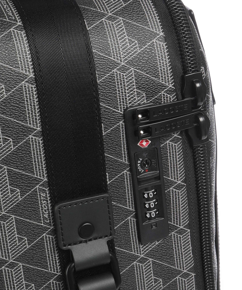 Lacoste The Blend Spinner (4 wheels) monogram noir/gris