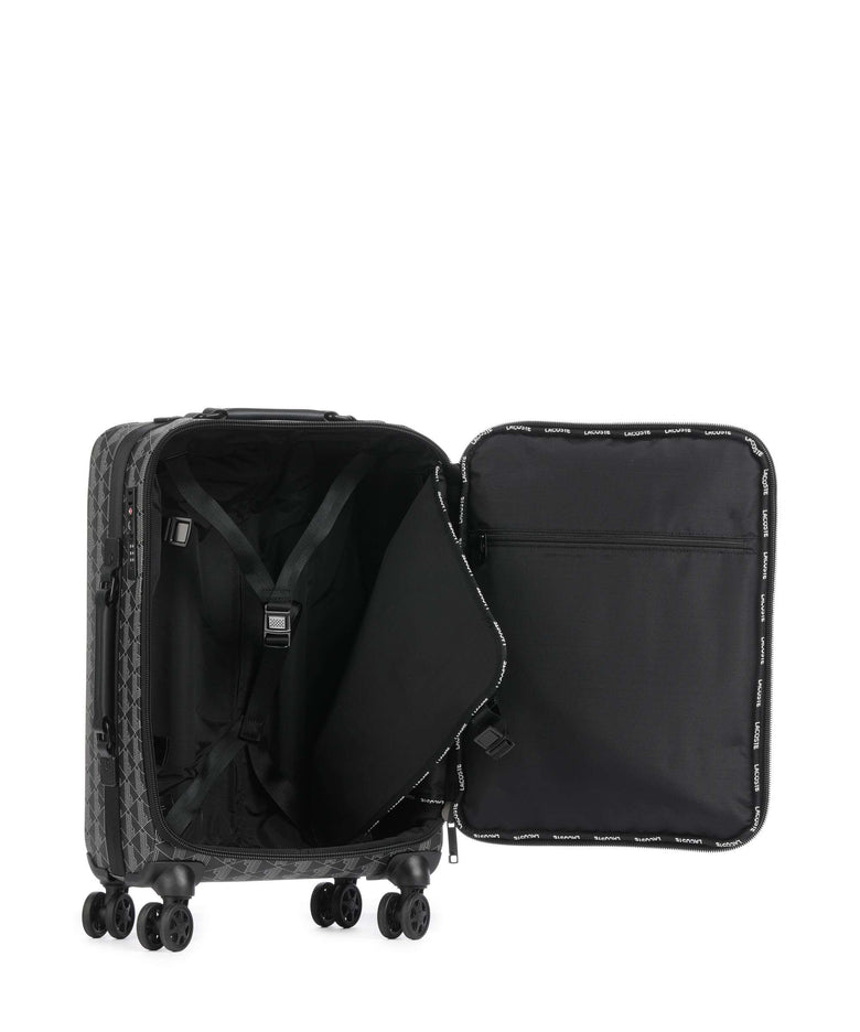 Lacoste The Blend Spinner (4 wheels) monogram noir/gris