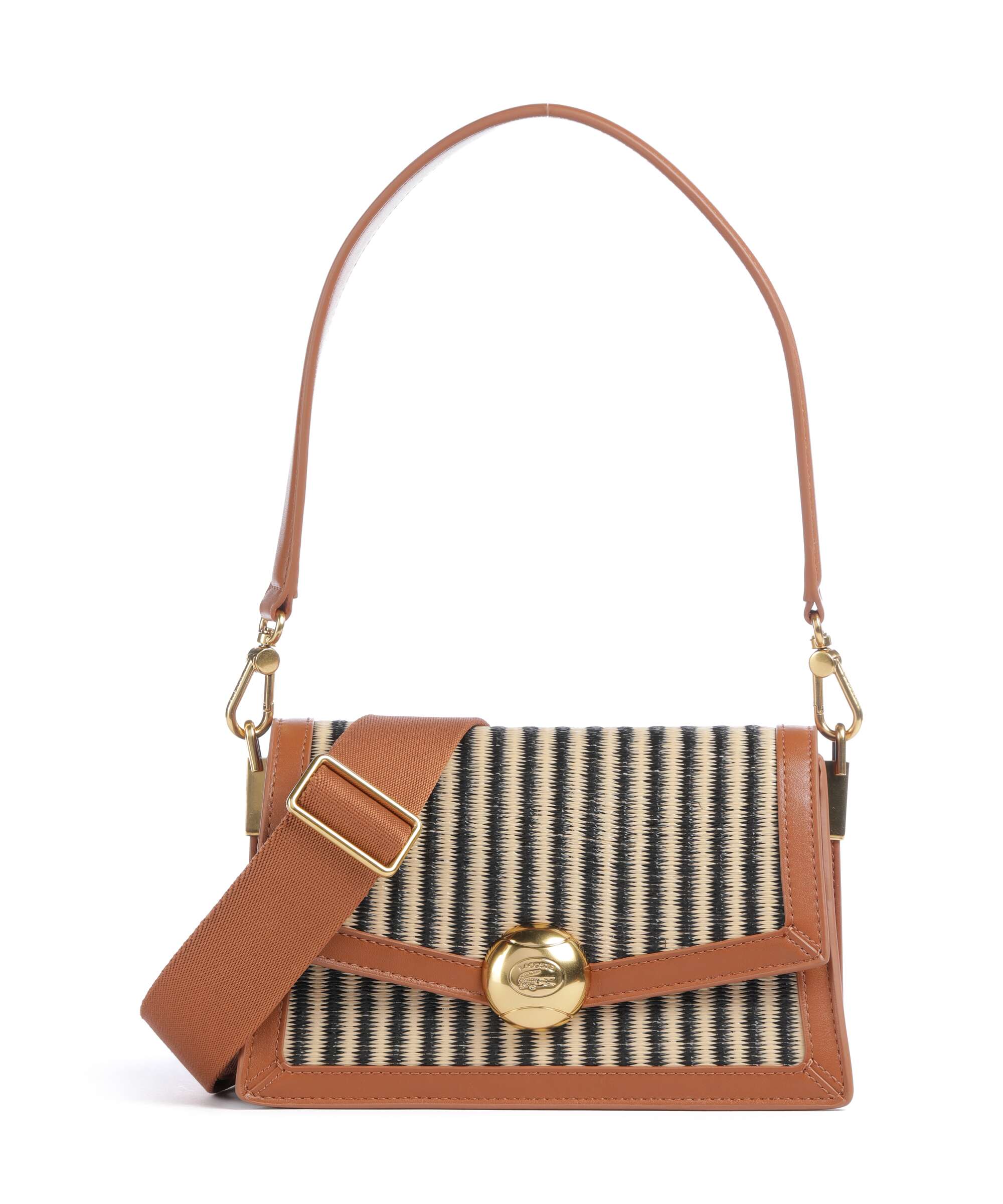 Lacoste Summer Pack Shoulder bag natural/noir/tan