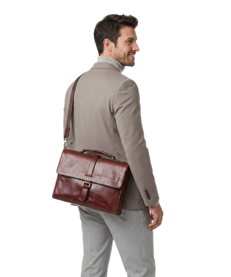 Picard Buddy Briefcase cognac