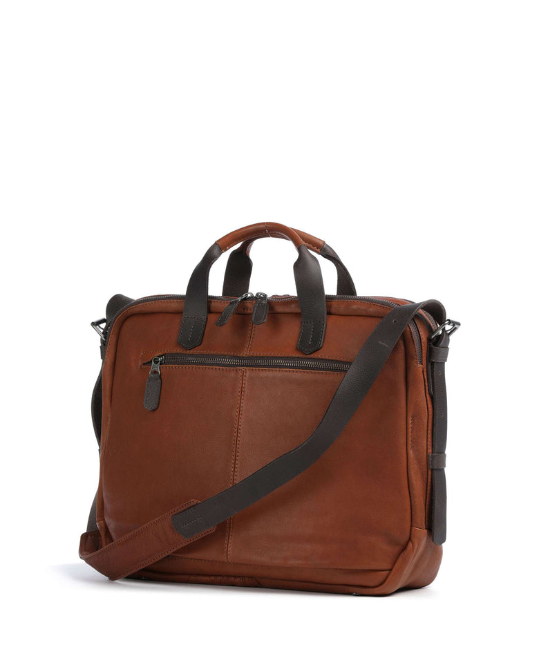 Harold's Ivy lane Briefcase cognac
