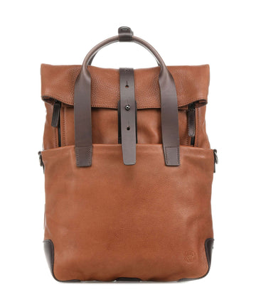 Harold's Mount Ivy Rolltop Backpack cognac/braun