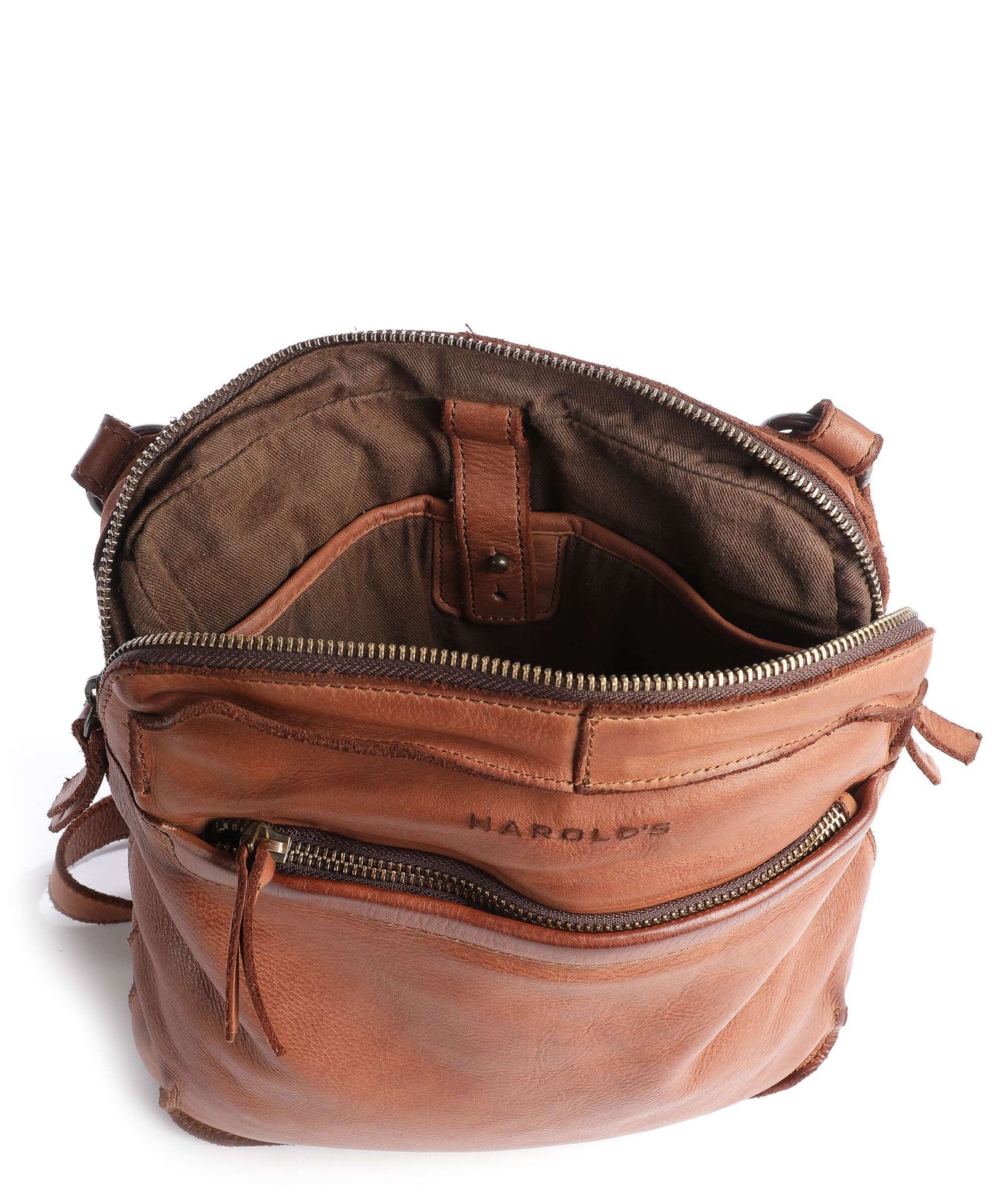 Harold's Submarine Crossbody bag cognac