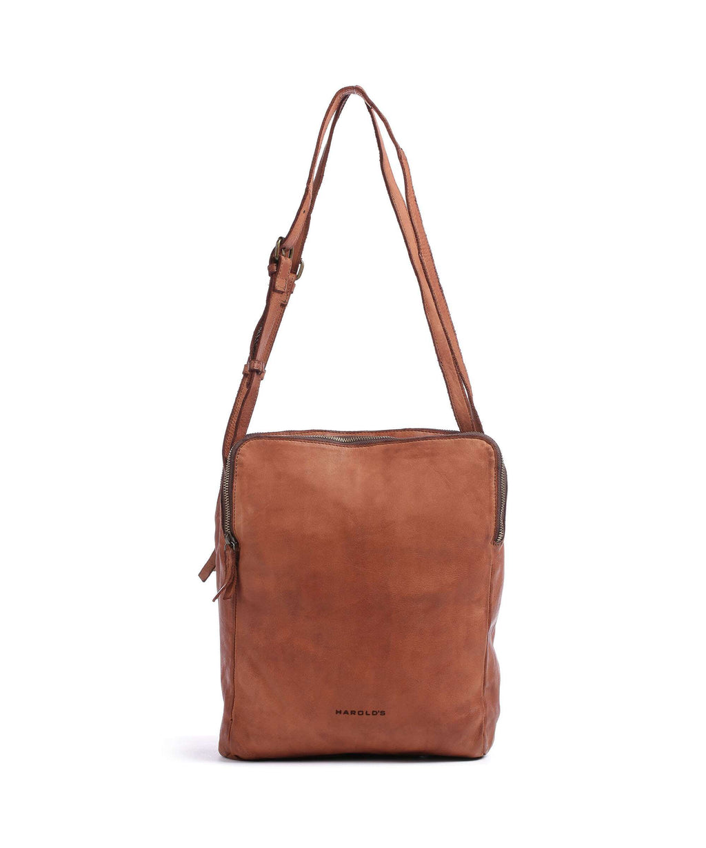 Harold's Submarine Hobo bag cognac