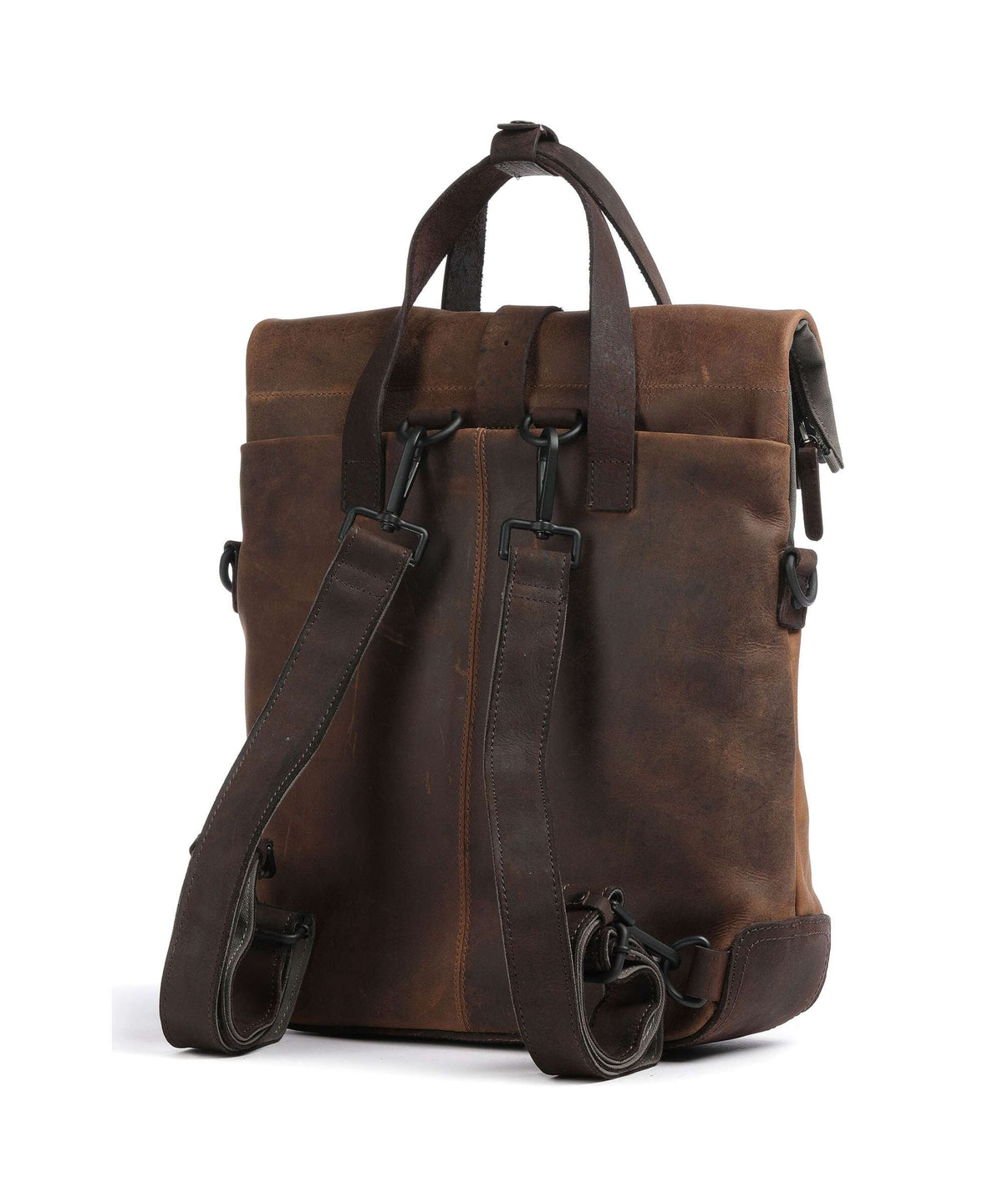 Harold's Twister Rolltop backpack natur