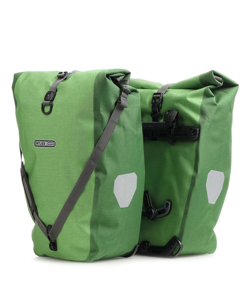 Ortlieb Back Roller QL2.1 Set Bike pannier kiwi/moss green