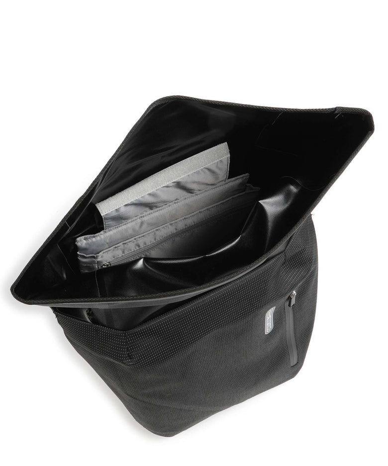 Ortlieb Vario High-Vis 26 Rolltop backpack black reflective